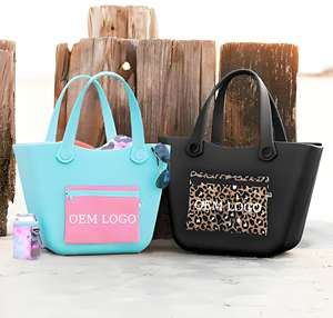 Large Capacity Portable EVA Tote Bag Custom EVA Bag for Women Beach Outdoor Wholesale High Quality Printed Logo Beach Bag - Product Image 6