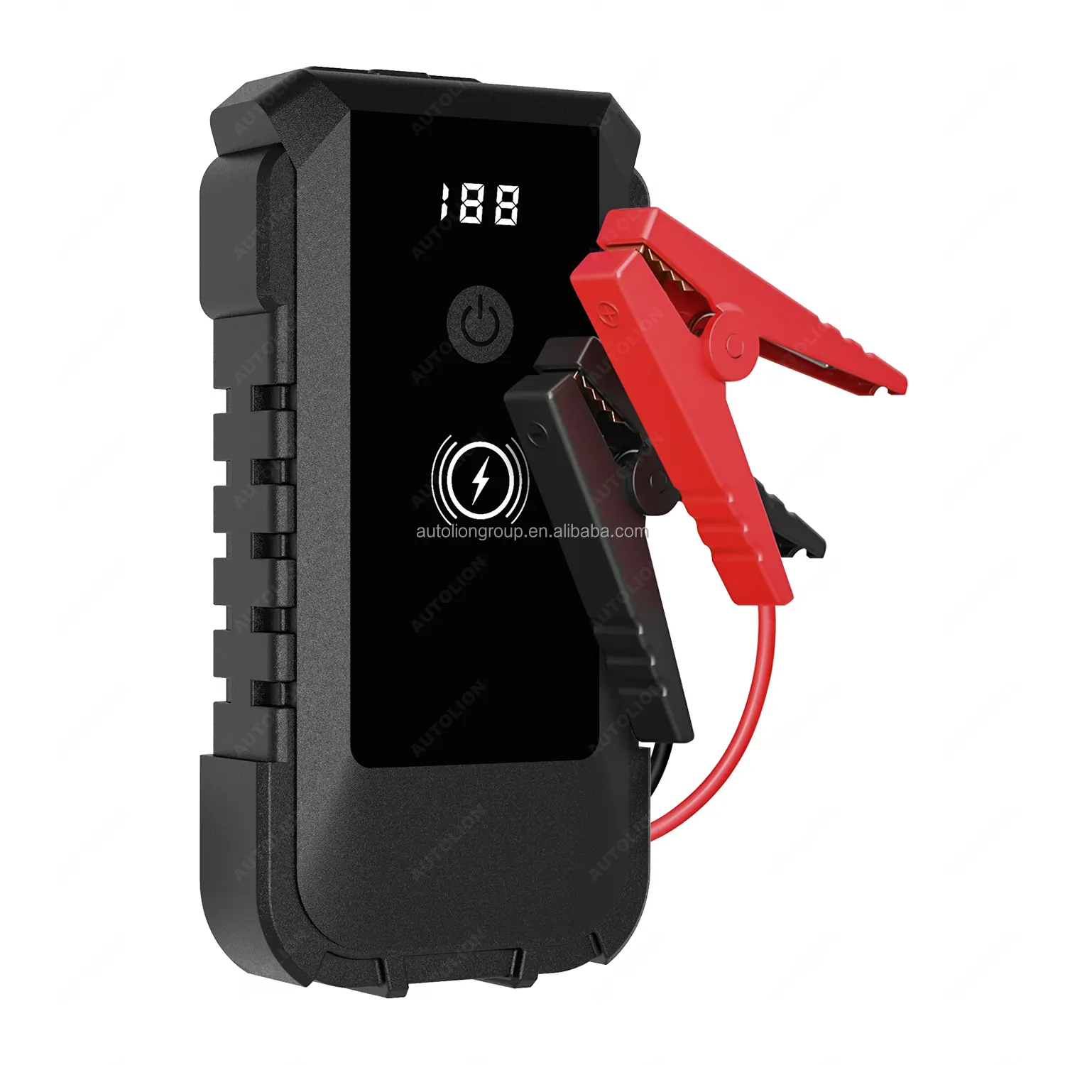 Powerful 16800mAh 15W phone wireless car charger 12v portable car battery booster jump starter