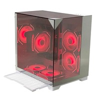 Pcooling Nouvelle conception Gaming M-Atx / Mini-Itx Boîtier d'ordinateur Pc Gaming Cpu Cooler Mid Tower Gaming Pc Cabinet
