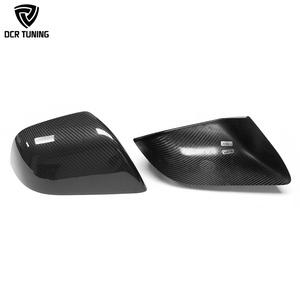 Tesla Model 3 New Carbon Fiber Wing Mirror Cover Shiny/<strong>Matte</strong> Finish Exterior Real Carbon Door Side Mirror Overlay Stick - Product Image 2