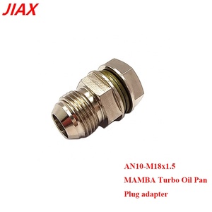 Adaptateur de bouchon de <span class=keywords><strong>vidange</strong></span> de retour de carter d'huile MAMBA Turbo sans soudure adaptateur de retour de carter de carter d'huile 10an avec O rondelle - Product Image 5
