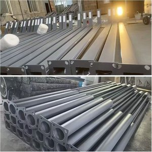 Nhà sản xuất bán buôn hiện đại đường cộng đồng bãi cỏ sân bollard vườn ánh sáng cực ngoài trời IP65 không thấm nước LED đường phố đèn bài - Product Image 2