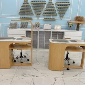 Wss Modern Simplicity Solid Wood Lacquered Beauty Salon Furniture Manicure Table for <b>Nails</b> <b>Nail</b> Table <b>Desk</b> - Product Image 1