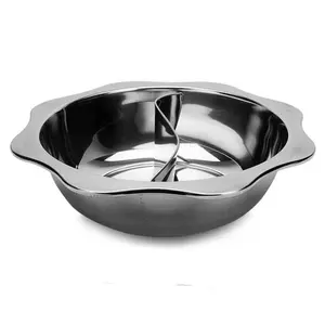 Ustensiles de cuisine en acier inoxydable, Pot de cuisine, bassin, chauffe-plat, pot commercial 26cm