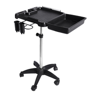 Outil durable de plateau d'extensions de cheveux de magasin de salon en gros support portatif de support d'extension de cheveux de perruque d'acier inoxydable