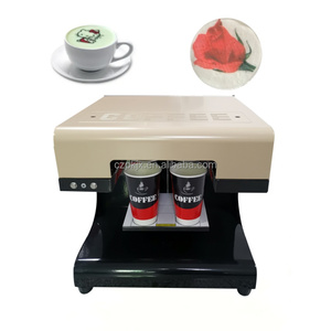 Impresora de Café <span class=keywords><strong>con</strong></span> Tinta Comestible para Uso Comercial en Cafeterías, <span class=keywords><strong>con</strong></span> Foto Selfie, Impresora Digital 3D de Alimentos, <span class=keywords><strong>Galletas</strong></span> y Tinta - Product Image 3