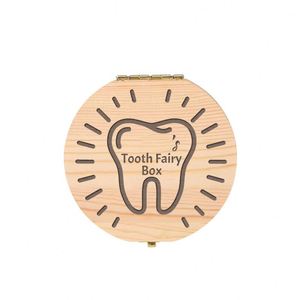 Boîte à dents de bébé en bois personnalisée - Product Image 4