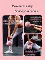 Mini Kettlebell en fonte souple PVC Essence, modèle Kettlebell 03, pour femmes et hommes, usage domestique, entraînement des fessiers et des squats