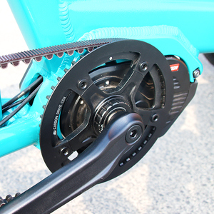 Vélo <span class=keywords><strong>cargo</strong></span> électrique familial à 3 roues, moteur central, cadre en alliage, caisse de chargement en bois, 4 passagers, tricycle électrique urbain pour adultes et familles - Grande promotion - Product Image 6