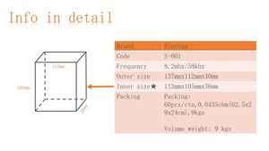 202207191 Sinotag <span class=keywords><strong>EAS</strong></span> Hộp Nhựa An Toàn Hơn 58Khz Két Siêu Tháo 20220726 - Product Image 5