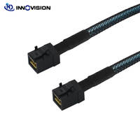 Kabel HD Mini SAS SFF-8643 Ke HD Mini SAS SFF-8643 12Gb Mini untuk Server Penyimpanan