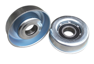 غطاء نهاية ناقل أسطواني غير مزود بالطاقة للآلات الصناعية، غطاء جديد من الفولاذ والبولي فينيل كلوريد والمطاط للبكرات والمحامل مع غطاء معدني مقاوم للغبار - Product Image 2