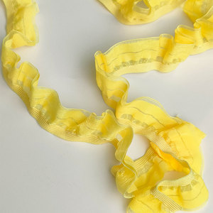 Bande élastique à double couche avec dentelle Xinying de 2,5 cm pour la décoration de vêtements - Product Image 3