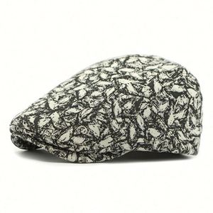 Vintage Print Beret <b>Hat</b> Fashion Women Men Outdoor Casual Dress British Blind Peaky Ivy <b>Hat</b> - Product Image 6