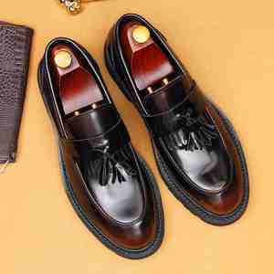 Sandales romaines pour hommes en cuir véritable respirantes et légères à bout pointu, chaussures décontractées d'automne pour l'extérieur et la plage, à lacets - Product Image 4