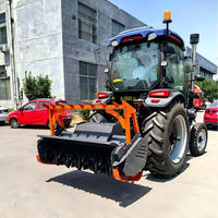 Broyeur forestier Lovin pour tracteur à suspension trois points avec prise de force, accessoires pour mini-chargeur frontal