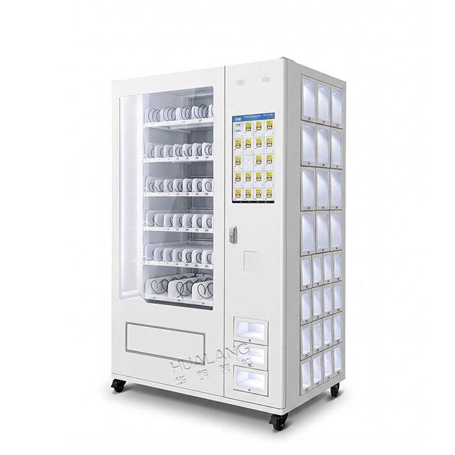 Efficient Operation Trading Card Vending Machine for Spiral lane Delivery Blind Box Plush Toy Vending Machine with Retail Locker