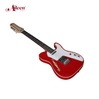 Guitare électrique Jazz Series 12 cordes en bois de peuplier massif avec trou F sur le commutateur supérieur à 3 voies (EGJ10-12)