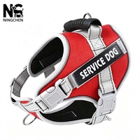 Harnais tactique réfléchissant G-Wholesale pour chien, anti-traction, anti-éclatement, respirant, confortable et lavable