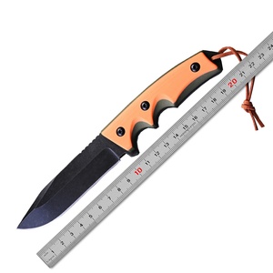 Cuchillo EDC de Bolsillo para Caza y Supervivencia al Aire Libre HK SS154 8Cr17Mov de Acero Inoxidable, Portátil, con Mango G10, para Camping, Bricolaje, OEM, 240mm - Product Image 1
