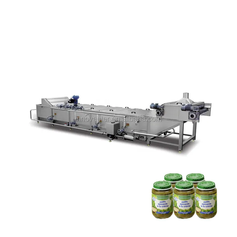 Pasteurização esterilização pickle latas classe frascos pasteurizador/máquina Túnel