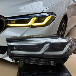 <span class=keywords><strong>Faro</strong></span> G30 2017-2023 serie 5 doppia versione colore giallo e bianco aggiornamento fari LED lampada DRL accessori per BMW - Product Image 5
