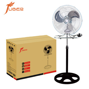 Ventilador Industrial de Pedestal 3 en 1 de Alta Velocidad, Ventilador Industrial de Pie para Enfriamiento de Aire - Product Image 1