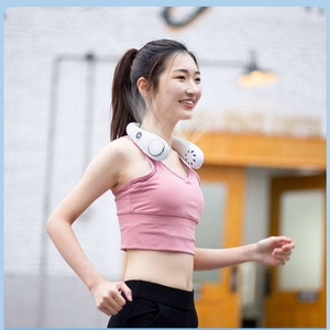 Ventilateur de cou 3 vitesses, rechargeable USB, mini ventilateur de refroidissement silencieux, portable, sans pales, pour sport et détente - Product Image 5