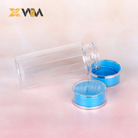 Capsule en PET de qualité alimentaire de 120 ml et 200 ml, conteneur cylindrique pour pilules de soins de santé avec bouchon à vis, qualité supérieure