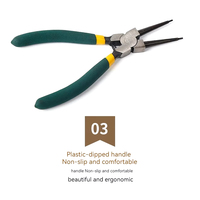 Jeu de 4 pinces à circlips avec étui de rangement Kit de pinces à circlips de 7 pouces pour outil de retrait des anneaux de retenue