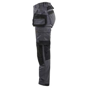 BLAKLADER - 713218329600D22 Pantalones artesanos para mujer con elástico Gris medio-PANTALÓN DE TRABAJO EAN 7330509924297 - Product Image 5