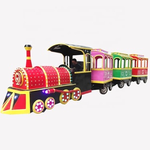 รถไฟนำเที่ยวแบบไร้รางสำหรับเด็กและผู้ใหญ่ ดีไซน์สวยงามจากจีน ใช้ได้ทั้งภายนอกและภายในอาคาร มีจำหน่ายแล้ว - Product Image 1