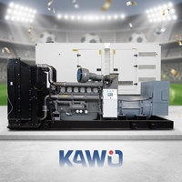 Générateur silencieux KAWO Intercontinental Glory Football Tournament 400V 365KW 50Hz refroidi par eau 3P4W entièrement automatique industriel ATS