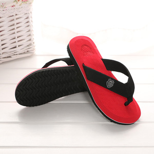 Tongs de plage pour hommes, mode estivale, confort décontracté, sandales à bout ouvert, semelle plate, respirantes, chaussures pour hommes - Product Image 2
