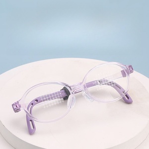 Serie de silicona personalizada de fábrica, monturas de gafas para niños, piezas desmontables cómodas, montura de gafas para niños Tr90 - Product Image 1
