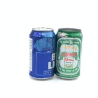 Canettes rondes en aluminium vierges imprimées standard de 355 ml, 500 ml, 473 ml, 330 ml, 250 ml pour emballage de bière, boissons et sodas