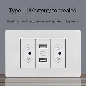 Panneau ignifuge pour PC, norme brésilienne, interrupteur 20A et prise murale 10A, avec 3 interrupteurs de prise AC - Product Image 5