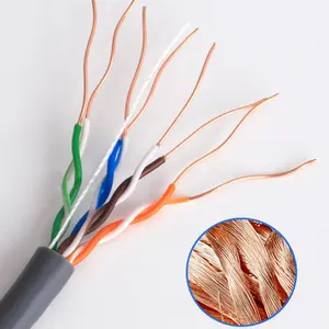 FTTH Cat5 UPT STP4ペア光ファイバーネットワークCAT5ECAT6 CAT6A CAT7CAT8ケーブル通信ケーブル