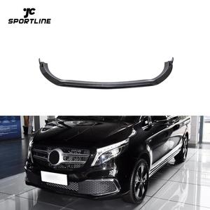 2 piezas de fibra de carbono V250 labio delantero para <span class=keywords><strong>Mercedes</strong></span> Benz clase <span class=keywords><strong>V</strong></span>. W447 V220d Vito Van de pasajeros 4-puerta 2020-2021 - Product Image 1