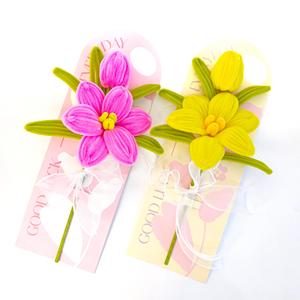 Tulipes artificielles torsadées faites à la main LUYI pour la décoration de la maison, cartes de vœux, Noël, Pâques, Saint-Valentin, vente en gros - Product Image 3