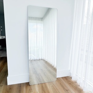 Modern High Quality Frameless Beveled <b>Silver</b> Glass Wall <b>Mirror</b>, Long <b>Mirror</b> for Bathroom Decoration. <b>Mirror</b> Decor Wall, Mirroire - Product Image 1