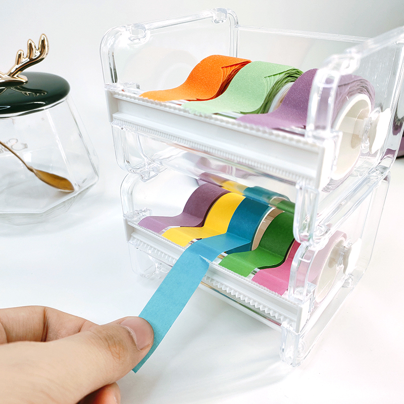 Диспенсер для ленты, держатель для ленты washi с резаком для ленты из акрила на заказ