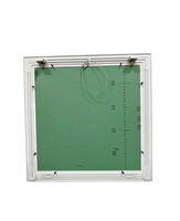 Plaque d'accès en alliage d'aluminium pour plafond, étanche et insonorisée, avec système de verrouillage à pression pour trappe de visite