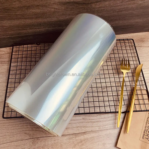 Lớn 24 "-30" <span class=keywords><strong>2</strong></span> <span class=keywords><strong>mil</strong></span> dày rõ ràng Giấy bóng kính bọc trong suốt bao bì nhựa cho Giỏ thực phẩm quà tặng 20 gói cán phim - Product Image 4