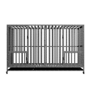 Katı desen ev evcil hayvan kafesi büyük ekstra büyük köpek kulübesi Golden Retriever Retriever için tam kare tüp köpek kafesi - Product Image 5