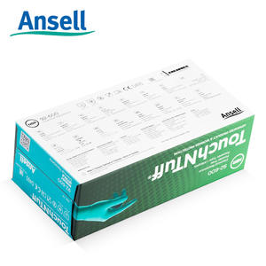 Gants <span class=keywords><strong>Ansell</strong></span> 92-600, gants jetables en <span class=keywords><strong>nitrile</strong></span> <span class=keywords><strong>vert</strong></span> sans latex, résistants aux produits chimiques, pour la protection au travail - Product Image 5