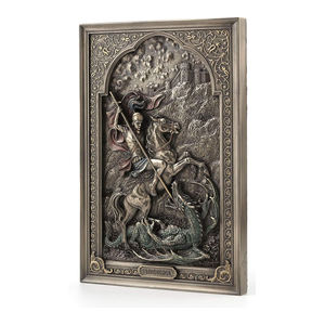 Bronce antiguo Lujo Tallado Mural Partición Metal Relieve Sala de estar Porche Luz Estatuilla Técnica de fundición - Product Image 2