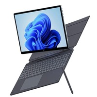 Portátil convertible 2 en 1 con pantalla táctil, Intel Core I3, 16 GB/24 GB de ROM, teclado retroiluminado, Wifi, USB-C, ligero, para estudiantes y negocios.