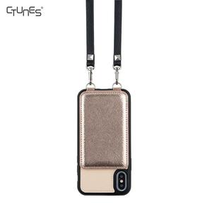 Un golpe de la PU bolso de cuero correas de hombro carcasa de teléfono móvil de la caja del teléfono para iphone - Product Image 1