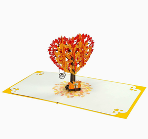 Tarjetas Pop-Up 3D DAMAI para el Día de San Valentín, Bodas, Tarjetas de Felicitación Impresas con Técnica Letterpress y Laminado Brillante, Tema de Amor - Product Image 2